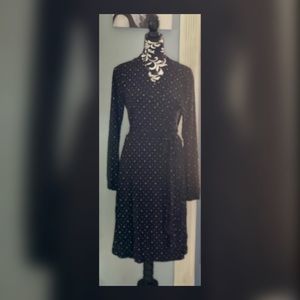 Banana Republic Factory Polka Dot Jersey Wrap Dress.